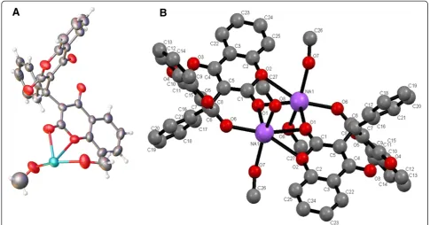 Figure 1 Crystal structure of 1. A) Crystal structure of 1. Crystal Data., monoclinic, a = 12.3792(14) Å, b = 11.5396(7) Å, c = 16.980(2) Å,β = 102.354(12)°, V = 2369.4(4) Å3, T = 298 K, space group P21/n (no