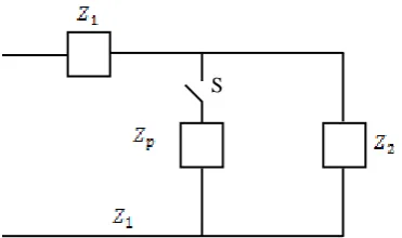 Fig. 2. Circuit diagram of surge arrester operation   