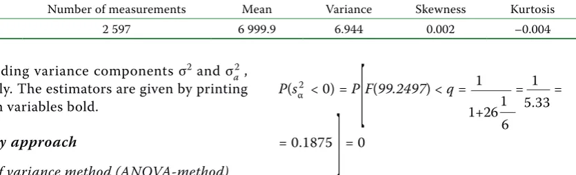 Table 4. Descriptive statistics of 2 597 milk yields