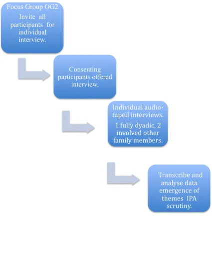 Fig   5.   Methodology – Research Process Individual Interview Flow Chart 