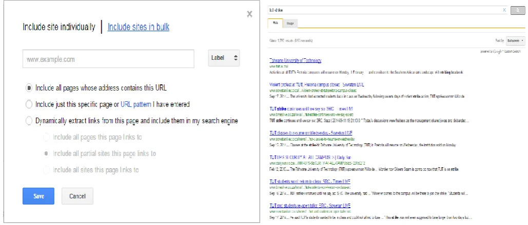 Fig. 4. Final Search Results Based on Users‟ Preferences   