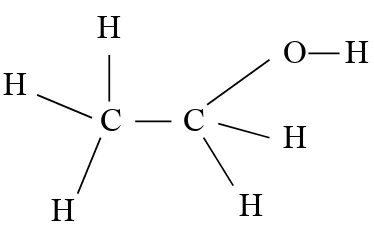 Figure 1.1. Ethanol structure 