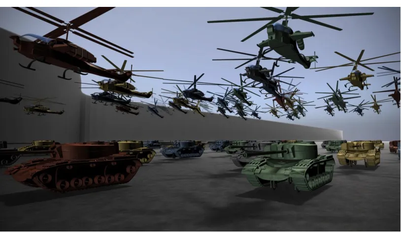 Figure 9: The Harvester on the right side shows one of the first designs, which had a different mechanism and approach