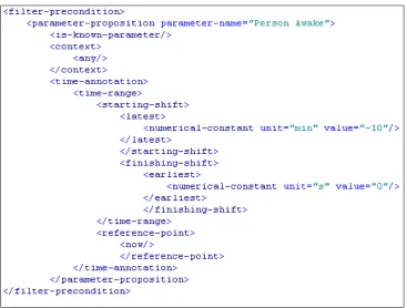 Figure 3 - Filter precondition in XML 