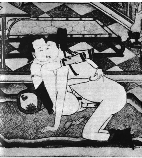 Fig. 2 Position érotique, époque Yuan tardive (1280–1367)
