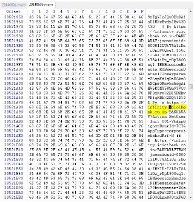 Figure 7: IE Winhex analysis Screenshot 