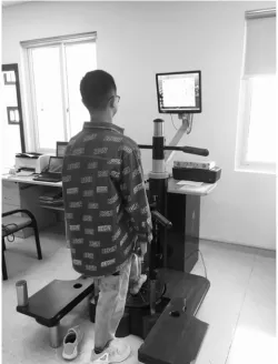 Figure 5 Proprioceptive test on Prokin system.