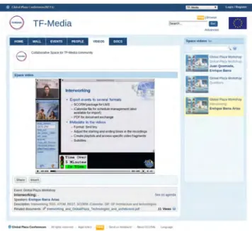 Fig. 12. Video inside the TF-Media’s space in Global Plaza                                                                            