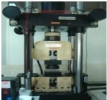 Fig. 3.  The universal testing machine with 2,000 kN capacity.  