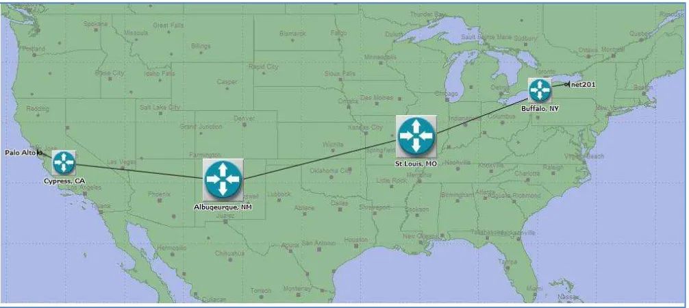 Figure I – Geographic Representation of the Network 