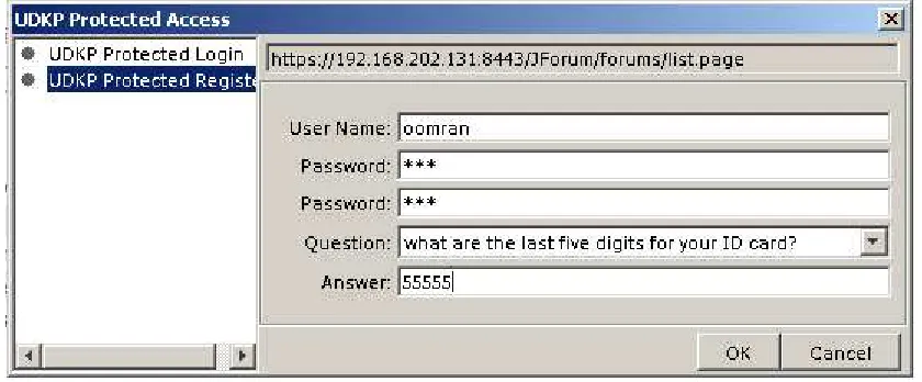 Figure 12: UDKP plug-in Register Mode 