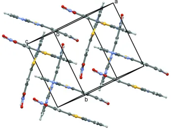 Figure 1The asymmetric unit of C12H7N3O2S with 50% probability displacement ellipsoids for nonhydrogen atoms
