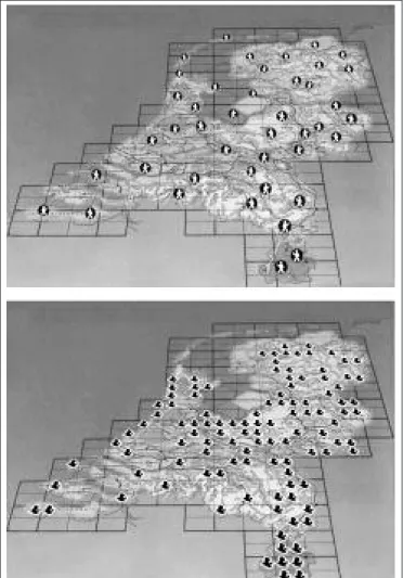 Figure 9: Assessment of occurrence and distribution of bats on a large scale. 