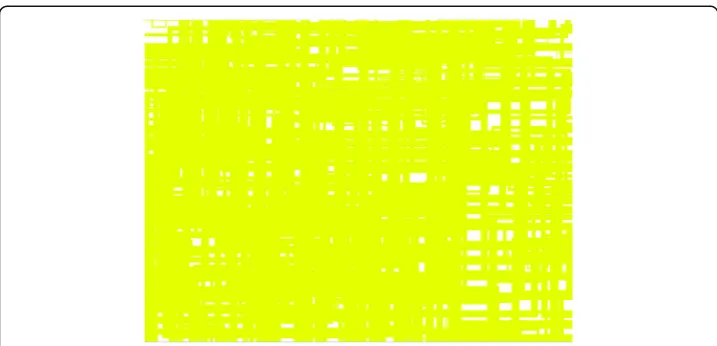 Fig. 15 Moving the mouse while Jiggle is running. The program detects the motion of the mouse and setsa new color based on the X coordinate of the mouse pointer’s position on the screen