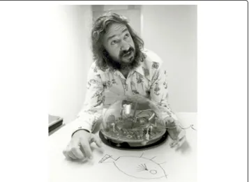 Fig. 4 Seymour Papert with a robotic turtle, c.1972