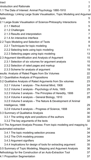 Table of Contents 