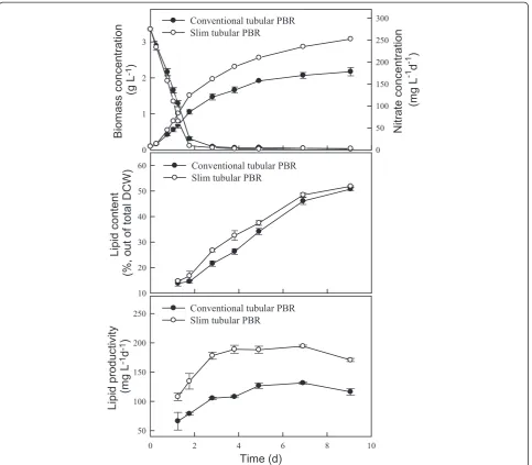 Table 1 Growth, lipid accumulation, and CO2-fixation performance of marine Chlamydomonas sp