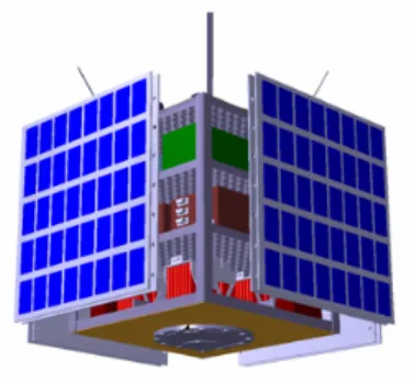 Figure 1: UPMSat2 external view.