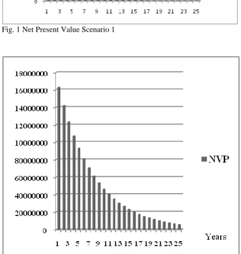 Fig. 1 Net Present Value Scenario 1  