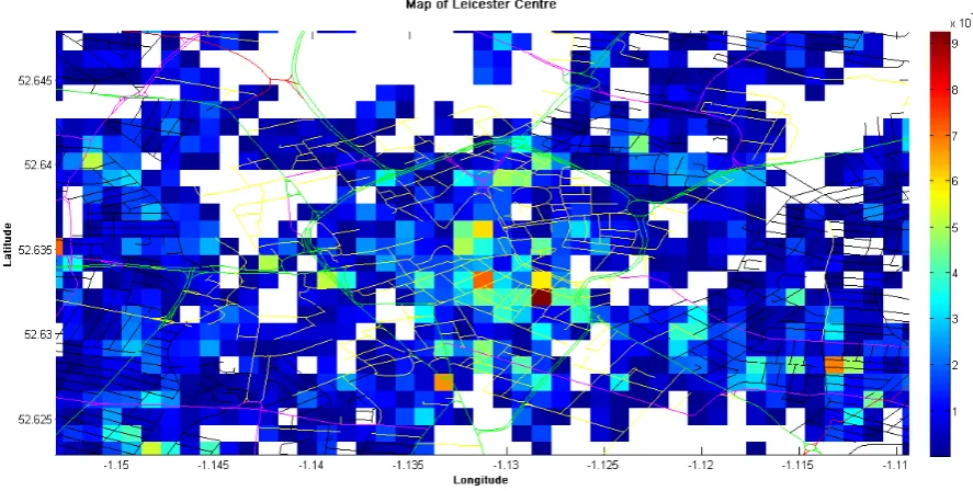 Fig. 5. Hotspots for anti-social behaviour