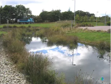 Figure 16. SuDs pond. Image © Susdrain/CIRIA 