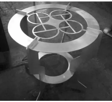 Fig. 12. Actual profiling using a 2-mm mild steel plate  