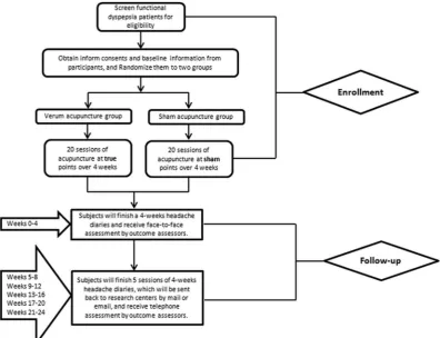 Figure 1Flow chart of the trial.