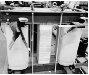 Fig. 6. 90kVA open delta phase conversion transformer