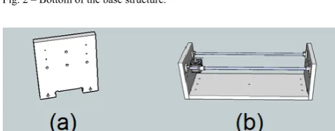 Fig. 2 – Bottom of the base structure. 