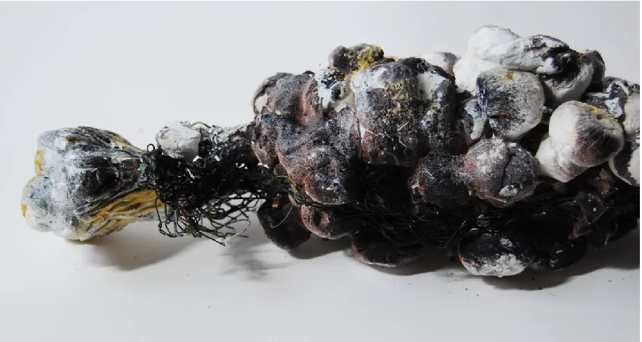 Fig.20 (2010) Fig X Mesh detail [Mixed media] 