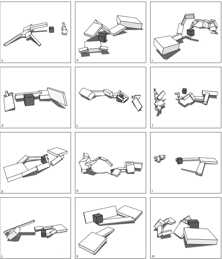 Figure 9: Evolved competing creatures.