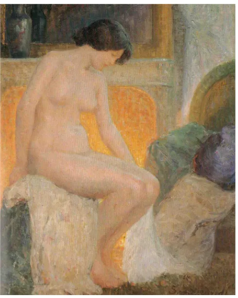 Figure 2: In Front of the Fireplace (c.1914, oil on canvas, 100x81cm, National Gallery of Athens, no