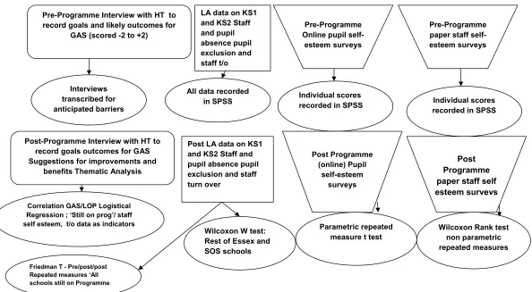 Figure 4.3.4 Data Collection and qualitative and quantitative analyses 