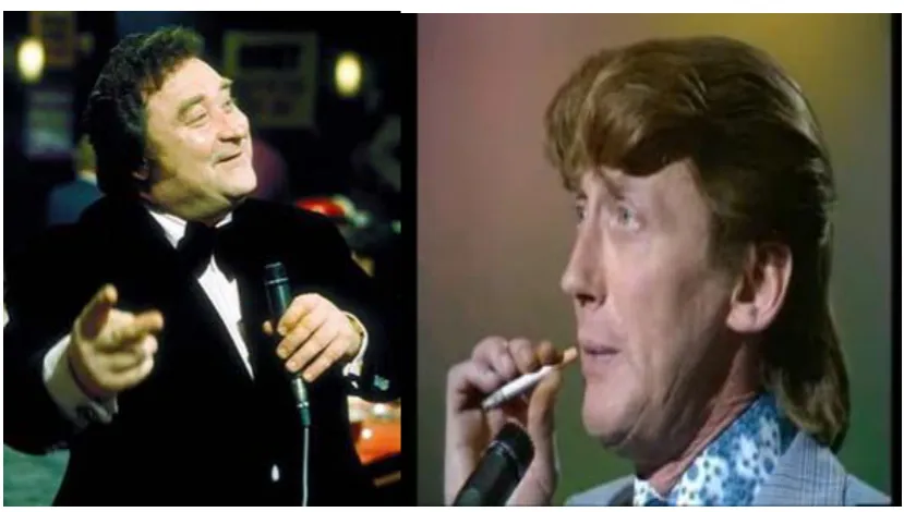 Figure 2 (right) Colin Crompton on The Comedians 