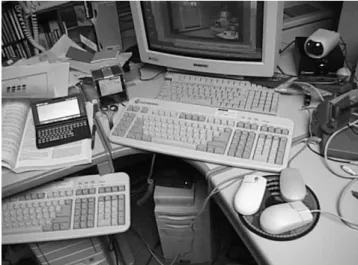 Figure 1: A typical “mouse jungle” in a multi-computer environment