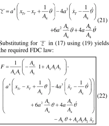 Figure 15: Control force implementation.  