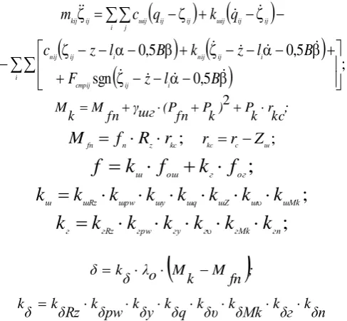 Fig. 4. Optimum ratio of the coefficients of slipping of multipurpose wheeled vehicle 4x4 (a) and 6X6 (b) 