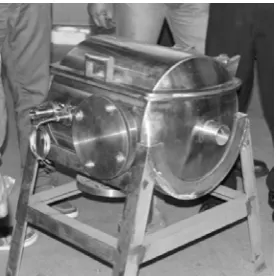 Fig. 14.  Fabricated microwave vacuum chamber as the result of the simulations 