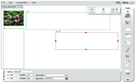 Figure 6. PBL-Web: Web editor of the developed system. 