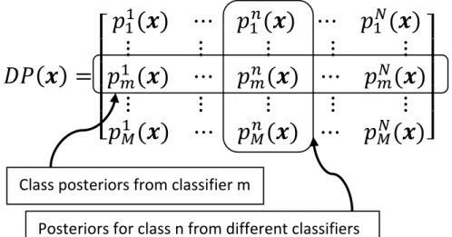 Figure 2.4: Decision profile matrix.