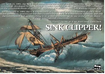 Figure 5.2  Sink Clipper Campaign poster, from EPIC website 