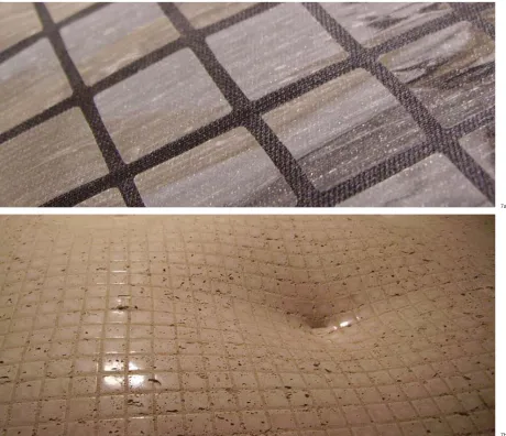 Fig 7 Variable permeability fabric (a) fabric, (b) 