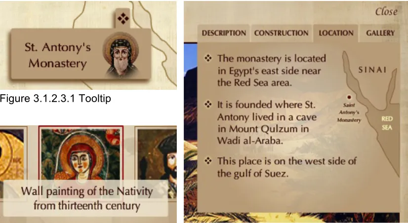 Figure 3.1.2.3.2 Tooltip                         Figure 3.1.2.3.3 Hovering over location button          