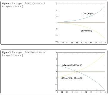 Figure 2 The support of the (i,α)-solution of 1