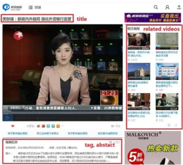 Fig. 1. External information associated with videos on sina video website. 
