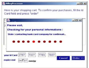 Figure 5: Secure Payment Information. 