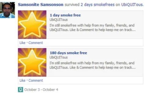 Figure 1Facebook Timeline.