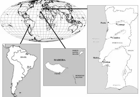 Fig. 1.  Location maps.
