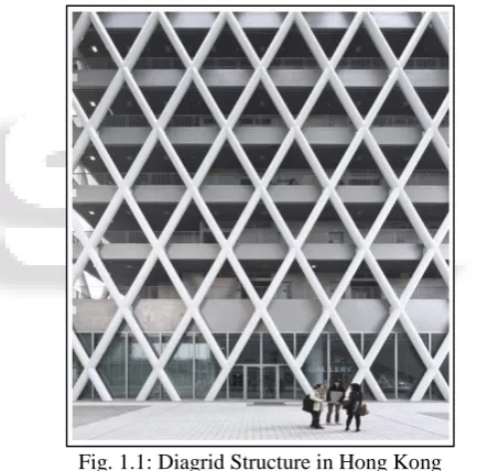Fig. 1.1: Diagrid Structure in Hong Kong 