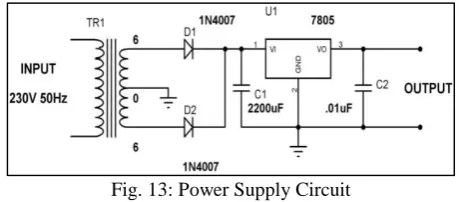 Fig. 13: Power Supply Circuit 